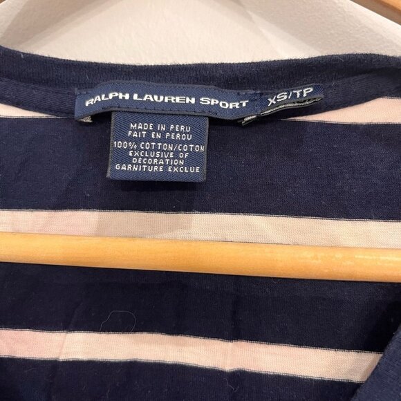 2/40$ Polo Ralph Lauren Xs Nautical White And Bleu - Picture 2 of 6